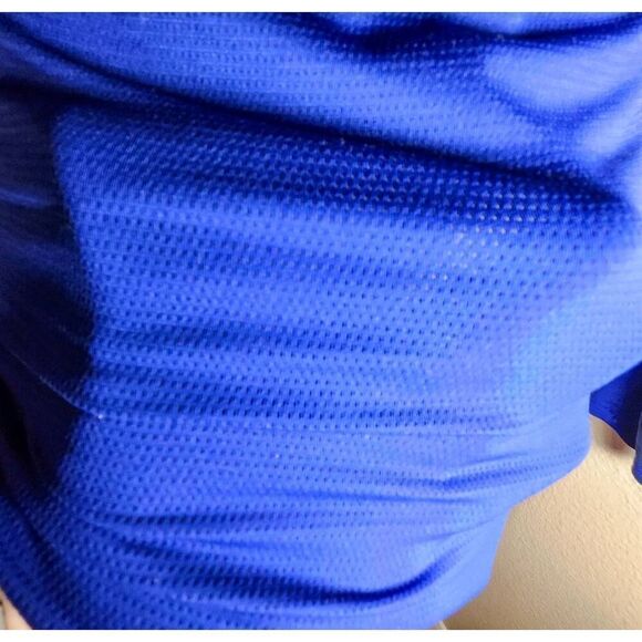 Adidas Techfit Compression Climalite Blue Long Sleeve Shirt Women's Size S - Picture 5 of 10